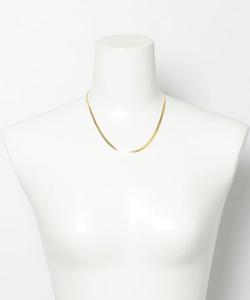 アクセサリー TOMWOOD Herringbone Chain Gold 美品】 TOM WOOD / トムウッド | Herringbone Chain Necklace シルバー