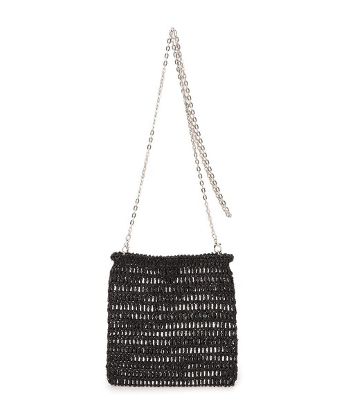 ROPE' PICNIC（ロペピクニック）の「メタリックヤーンミニチェーンショルダーバッグ（ショルダーバッグ・レディース・ブラック/その他・F）」の7枚目の写真