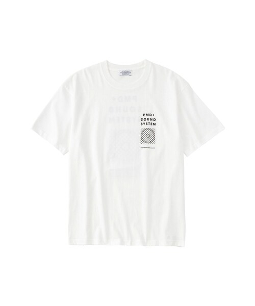 bonjour records(ボンジュールレコーズ)の「POET MEETS DUBWISE/ポエトミーツダブワイズ PMD+SOUND SYSTEM T-Shirt(Tシャツ/カットソー・レディース・グレー/ホワイト・L/M/XL)」の3枚目の写真