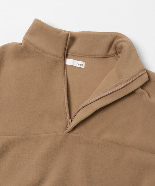 URBAN RESEARCH Sonny Label（アーバンリサーチサニーレーベル）の「OOPS　リサイクルマイクロフリースハーフジップ（その他トップス・メンズ・BLACK/CAMEL/GRAY・M/L/XL）」の18枚目の写真