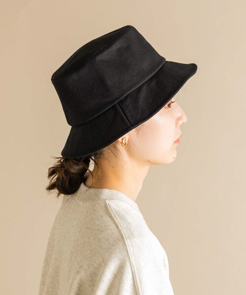 SMELLY（スメリー）の「コットンリボンバケットハット（ハット・レディース・BLK/IVO・-）」の22枚目の写真