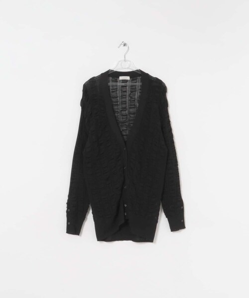 LAATO（ラート）の「fukure cardigan（カーディガン/ボレロ・レディース・クリーム/インク・FREE）」の13枚目の写真
