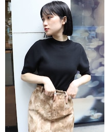 MURUA | ハーフスリーブニットトップス(ニット/セーター)