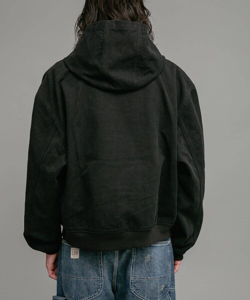 URBAN RESEARCH Sonny Label（アーバンリサーチサニーレーベル）の「ダックフーデッドショートブルゾン（ブルゾン・メンズ・キャメル/ブラック・M/L）」の7枚目の写真