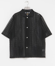 URBAN RESEARCH | Needles　SHORT-SLEEVE WIDESPREAD COLLAR SHIRTS(シャツ/ブラウス)