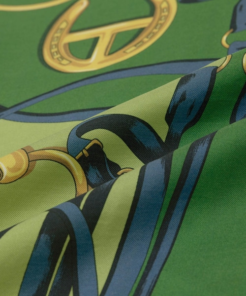 ROPE'（ロペ）の「ROPE'アーカイブパターンシルクスカーフ/Lサイズ（バンダナ/スカーフ・レディース・オフホワイト/ベージュ系/モスグリーン/ピンク系/ホワイト・F）」の7枚目の写真