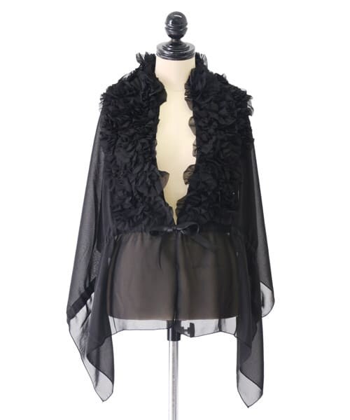 URBAN RESEARCH ROSSO（アーバンリサーチロッソ）の「モチーフストール（ストール/ショール・レディース・BEG/BLK・FREE）」の5枚目の写真