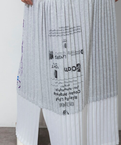 THE GOODLAND MARKET（ザグッドランドマーケット）の「SREU　ソフトプリーツロングSKIRT（スカート・レディース・Assort1/WHITE/BLACK/Assort2・M）」の19枚目の写真