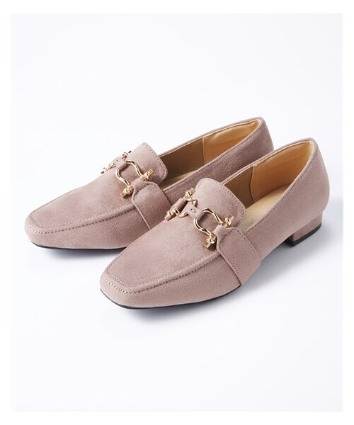 nissen（ニッセン）の「【ゆったり幅広】デザインビット付ローファーパンプス（低反発中敷）（ワイズ４Ｅ）（ローファー・メンズ・黒(スエード調)/グレージュ/ライム(イエロー系)(スエード調)/スモーキーブルー/ダークブラウン(スエード調)/黒(スムース)/コンビカラー・M=23.0~23.5cm/4E/L=24.0~24.5cm/4E/LL=25.0~25.5cm/4E/3L=26.0~26.5cm/4E）」の19枚目の写真