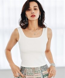 nissen | スクエアネックタンクトップ【ERES BELLA】(キャミソール)