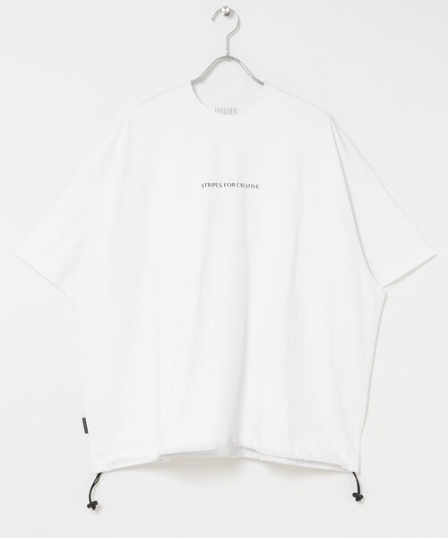 URBAN RESEARCH（アーバンリサーチ）の「SFC　SUPER BIG SS TEE w/ DRAWSTRINGS（Tシャツ/カットソー・メンズ・GREY M/WHITE/BLACK・M/L/XL/XXL）」の9枚目の写真
