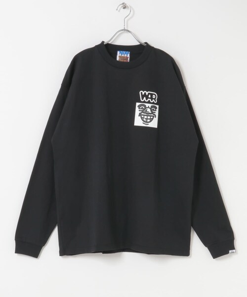 URBAN RESEARCH（アーバンリサーチ）の「CITY COUNTRY CITY　CCC×WAR＿COTTON L/S T（Tシャツ/カットソー・メンズ・BLK/WHT/WHT/BLK/WHT/BLU・L/XL）」の15枚目の写真