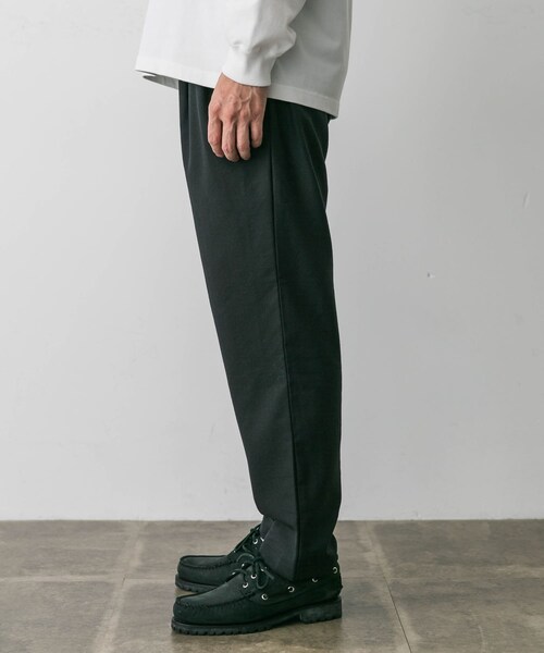 STILL BY HAND Relaxed wool pants