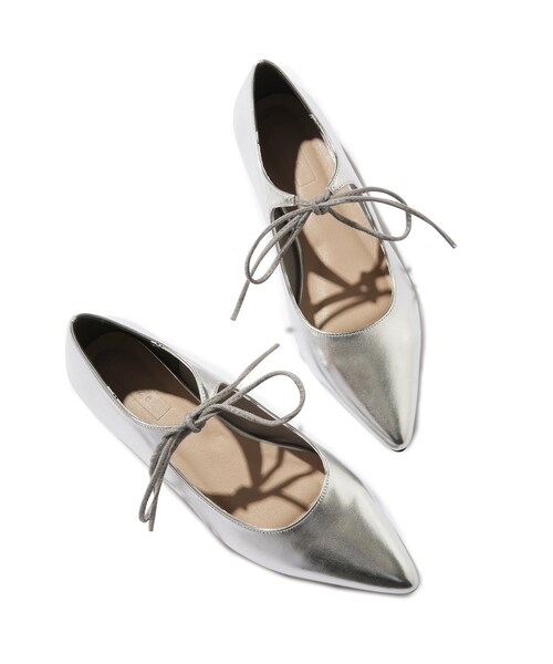 VIS（ビス）の「【新色・追加生産】リボンフラットパンプス（パンプス・レディース・ブラック・23.0/24.0/23.5）」の19枚目の写真