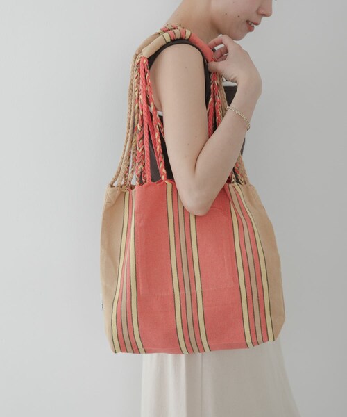 URBAN RESEARCH Sonny Label（アーバンリサーチサニーレーベル）の「DULTON　ハンモックトートバッグ（トートバッグ・レディース・M GREEN/BLUE/PINK・One）」の14枚目の写真