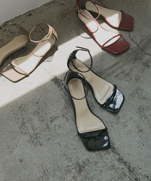 URBAN RESEARCH（アーバンリサーチ）の「ナローストラップサンダル（サンダル・レディース・E.BLACK/MAROON/E.BEIGE・36/37/38）」の8枚目の写真