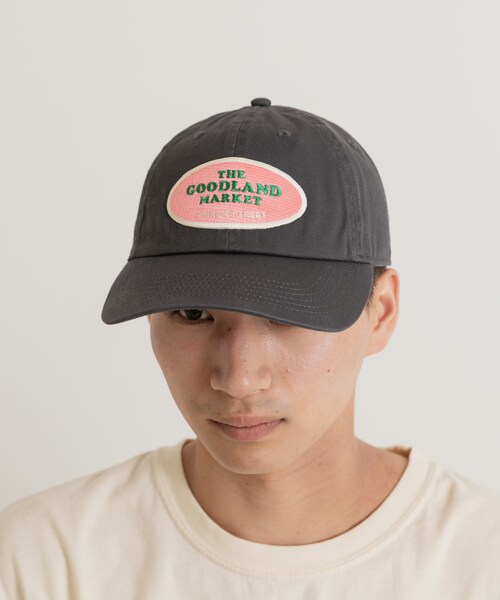 THE GOODLAND MARKET（ザグッドランドマーケット）の「ザ グッドランド マーケット　RE-WAPPEN CAP（キャップ・メンズ・BEIGE/BLACK/WHITE/CHRxPNK/CHRxGRN・FREE）」の22枚目の写真