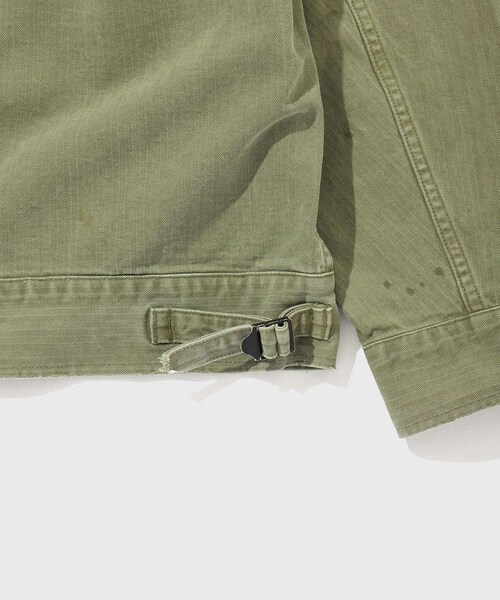 ADAM ET ROPE'（アダムエロペ）の「【BOWWOW/バウワウ】M41 HBT JK（ミリタリージャケット・メンズ・オリーブ・L/M）」の9枚目の写真