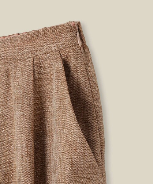 ROPE'(ロペ)の「【forteforte(フォルテ フォルテ)】pants(スラックス・レディース・ベージュ/ブルー系・0/1)」の14枚目の写真
