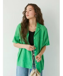 Ungrid | リネン開襟シャツ(シャツ/ブラウス)