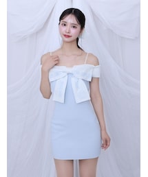 EATME（イートミー）の「【EATME×MARY QUANT】リボンデザインニット