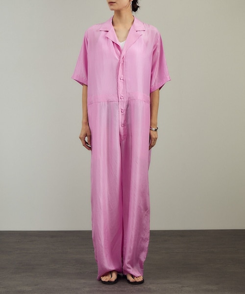 ADAM ET ROPE'（アダムエロペ）の「【WONDER FULL LIFE/ワンダーフルライフ】トラベラーズ2 オールインワン（つなぎ/オールインワン・レディース・ネイビー/ピンク・S）」の12枚目の写真