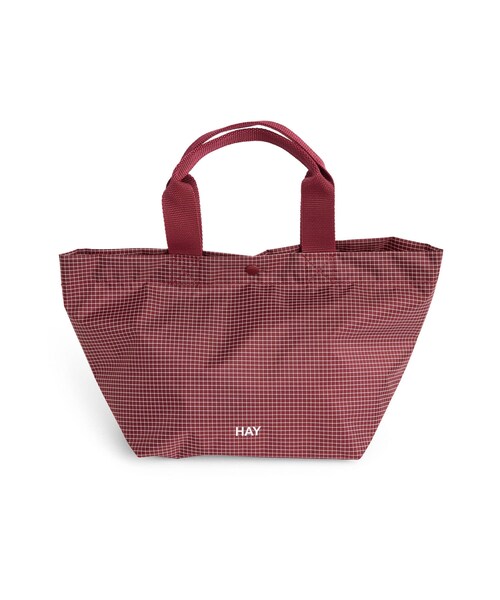 SENSE OF PLACE by URBAN RESEARCH（センスオブプレイスバイアーバンリサーチ）の「HAY　Grid Everyday Bag Mini（ハンドバッグ・メンズ・DarkGreen/DarkBlue/BURGUNDY・One）」の4枚目の写真