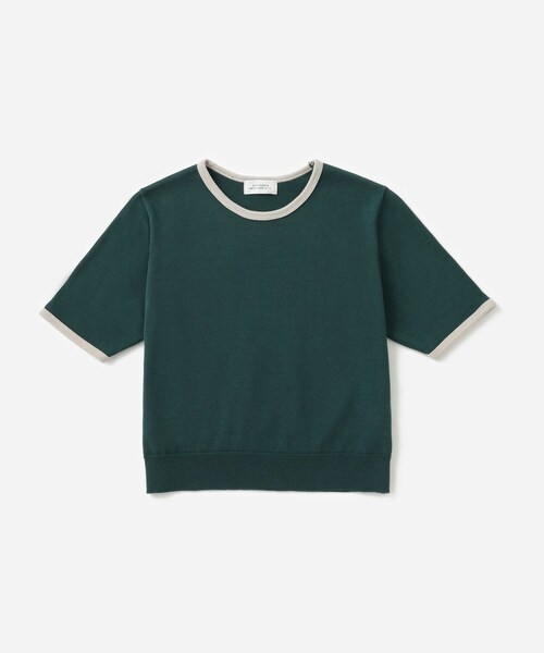 Saturdays NYC(サタデーズ ニューヨークシティ )の「Suzie Compact Knit SS Top | WOMEN(Tシャツ/カットソー・レディース・ブラック/グレー/グリーン・L/M/S)」の21枚目の写真