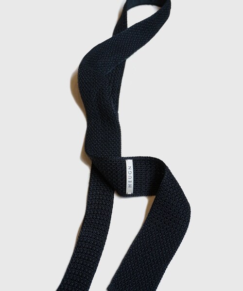ADAM ET ROPE'(アダムエロペ)の「【HEUGN/ユーゲン】Mike Knit Tie Luigi(ネクタイ・メンズ・ブラック・F)」の5枚目の写真