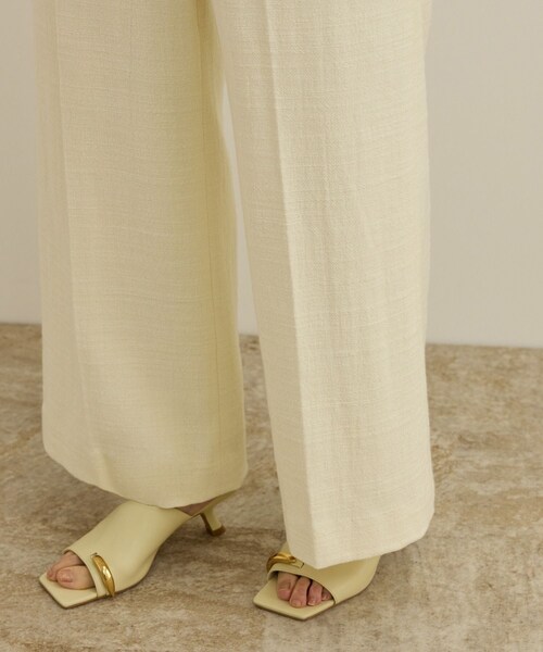 ROPE'(ロペ)の「MANTECO(マンテコ) コットンライトツイードパンツ/イージーケア(その他パンツ・レディース・オフホワイト・36/38)」の15枚目の写真