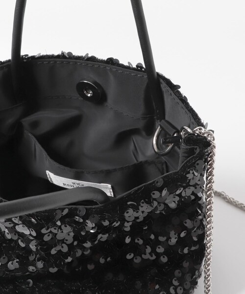 RODE SKO（ロデスコ）の「チェーン付きスパンコールバッグ（ショルダーバッグ・レディース・BLACK/MULTIBLACK/GOLD/SILVER/RED/PINK・one/One）」の19枚目の写真