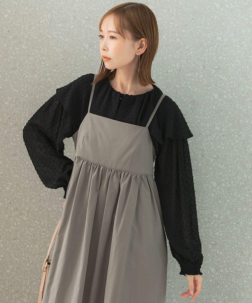 URBAN RESEARCH ROSSO（アーバンリサーチロッソ）の「ジャガードケープブラウス（シャツ/ブラウス・レディース・off/camel/black・FREE）」の21枚目の写真