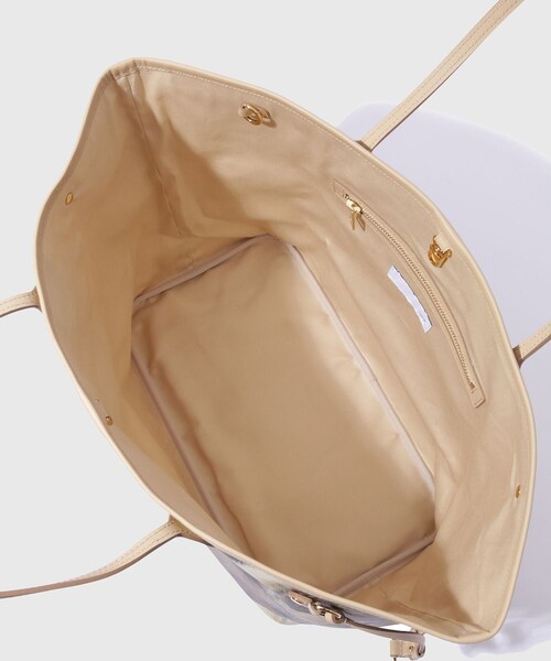 ADAM ET ROPE'（アダムエロペ）の「【TOLQ/トルク】Printed Hand Bag（トートバッグ・メンズ・キャメル系・F）」の12枚目の写真