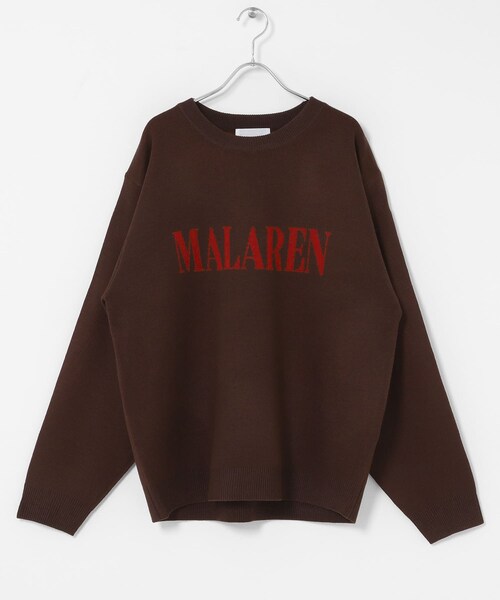 SENSE OF PLACE by URBAN RESEARCH（センスオブプレイスバイアーバンリサーチ）の「ロゴグラフィッククルーネックニット（ニット/セーター・メンズ・BLACK/BROWN/GREIGE・M/L）」の20枚目の写真