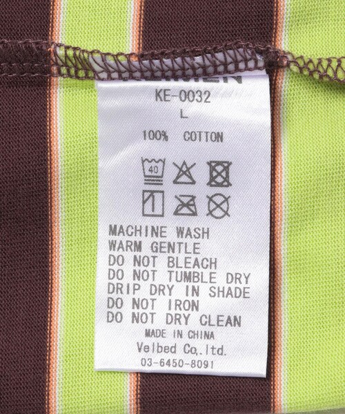 THE GOODLAND MARKET（ザグッドランドマーケット）の「KEIMEN　Strata long T-shirts（Tシャツ/カットソー・メンズ・Brown/Blue・M/L/XL）」の10枚目の写真