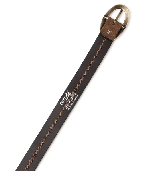 ADAM ET ROPE'（アダムエロペ）の「【PUNTOVITA（プントヴィータ）】スウェードステッチロングベルト（ベルト・レディース・ブラウン・F）」の15枚目の写真