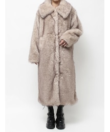 EVRIS | フェイクファーロングコート(その他アウター)
