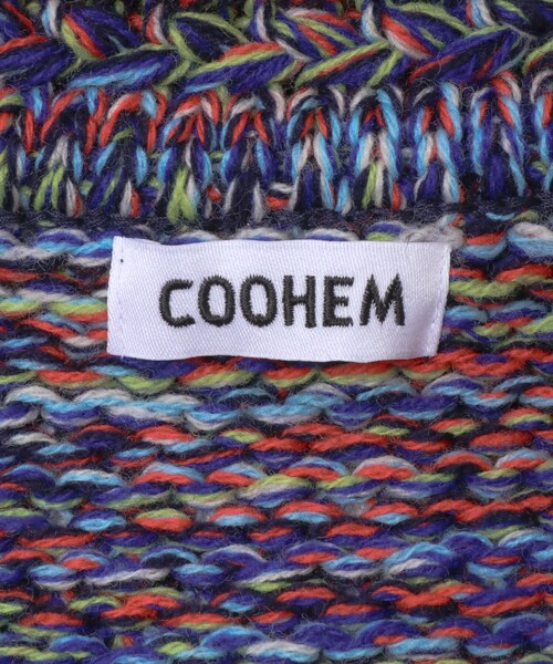 THE GOODLAND MARKET（ザグッドランドマーケット）の「米富繊維　COLORMIX BIG TENJIKU P/O（ニット/セーター・レディース・NAVY/RED・FREE）」の15枚目の写真