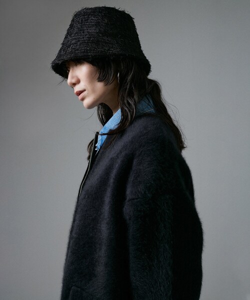 ADAM ET ROPE'(アダムエロペ)の「【La Maison de Lyllis(メゾンドリリス)】BELL(ハット・レディース・ブラック/ブラウン・F)」の14枚目の写真