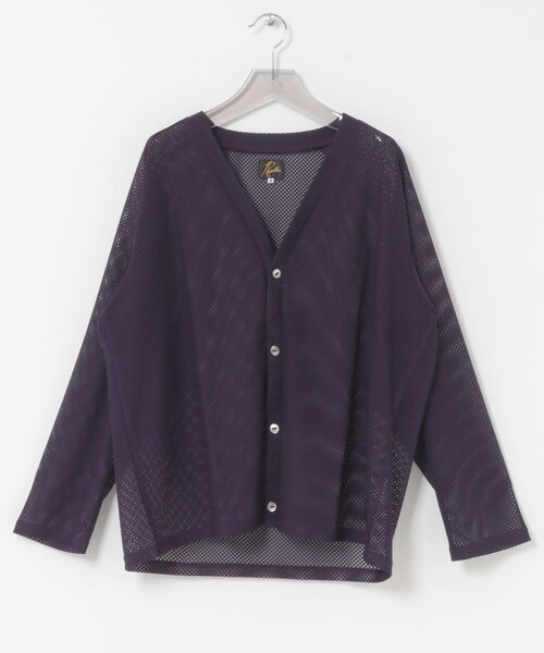 URBAN RESEARCH(アーバンリサーチ)の「Needles V-NECK LACE CARDIGAN(カーディガン/ボレロ・メンズ・GREY/EGGPLANT/BLACK・S/M)」の20枚目の写真