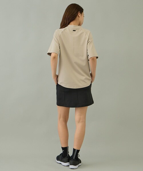 ROPE'(ロペ)の「【NIOR】3Dピケラグランモックシャツ/吸水速乾・接触冷感(Tシャツ/カットソー・レディース・ブラック/ホワイト/ベージュ・L/M/S)」の21枚目の写真