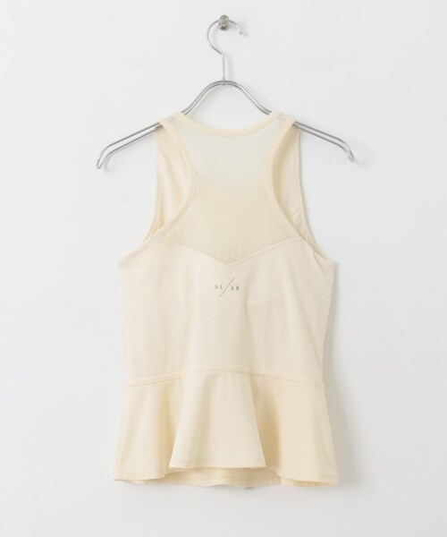 URBAN RESEARCH Sonny Label（アーバンリサーチサニーレーベル）の「SLAB　Peplum Bratop（タンクトップ・レディース・オフ/ブラック・S-M/M-L）」の7枚目の写真