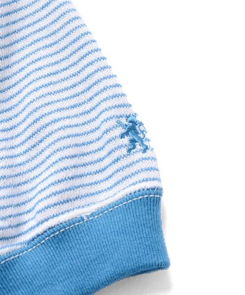 URBAN RESEARCH DOORS（アーバンリサーチドアーズ）の「GYMPHLEX ショートスリーブフードパーカー（パーカー・メンズ・AZURE/WHITE/PALM/WHITE・M/L）」の8枚目の写真