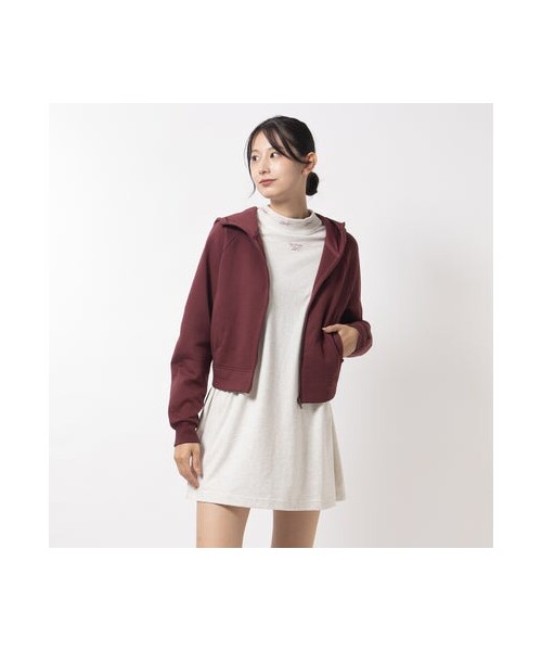 Reebok（リーボック）の「ドリームブレンド コットン フルジップ パーカー / TS Dreamblend Cotton Full Zip Parka （アウトドア/スポーツ・レディース・100037408・JXS (SS)/J/OT (LL)/J/S (S)/J/L (L)/J/M (M)）」の3枚目の写真