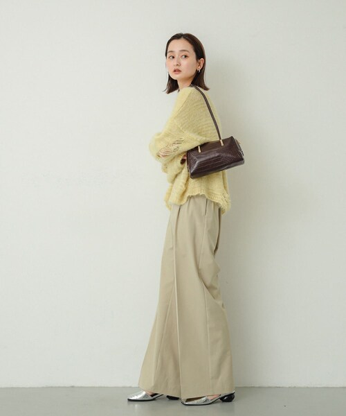 SENSE OF PLACE by URBAN RESEARCH（センスオブプレイスバイアーバンリサーチ）の「クロコライクスクエアバッグ（ハンドバッグ・レディース・BLACK/BROWN/ORANGE・one）」の20枚目の写真