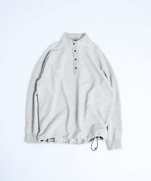 EKAL（エカル）の「『UR TECH』ドライスウェットプルオーバー（スウェット・メンズ・グレー/ブラック・M/L）」の3枚目の写真