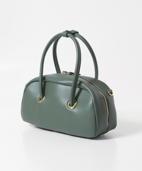 URBAN RESEARCH ROSSO（アーバンリサーチロッソ）の「LE VERNIS　Eyelet wide boston（ボストンバッグ・レディース・オリーブ/モカ/ブラック・-）」の11枚目の写真