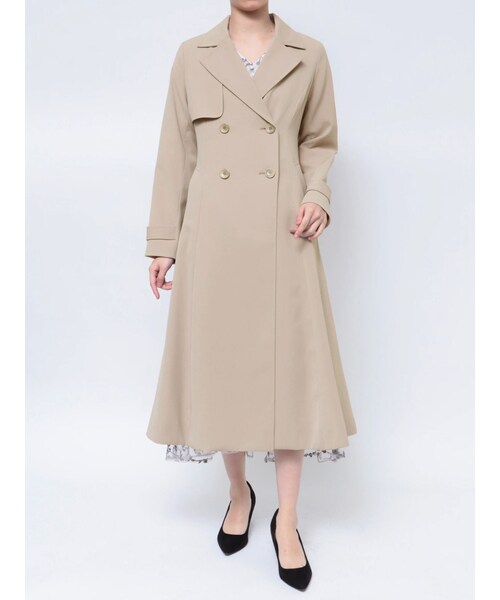 MERCURYDUO（マーキュリーデュオ）の「フィットアンドフレアトレンチコート（トレンチコート・レディース・アイボリー/ベージュ・S/M）」の21枚目の写真