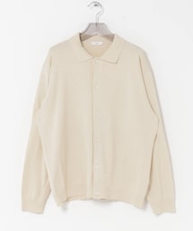 URBAN RESEARCH | ATON　C/W BOUCLE POLO CARDIGAN(ニット/セーター)