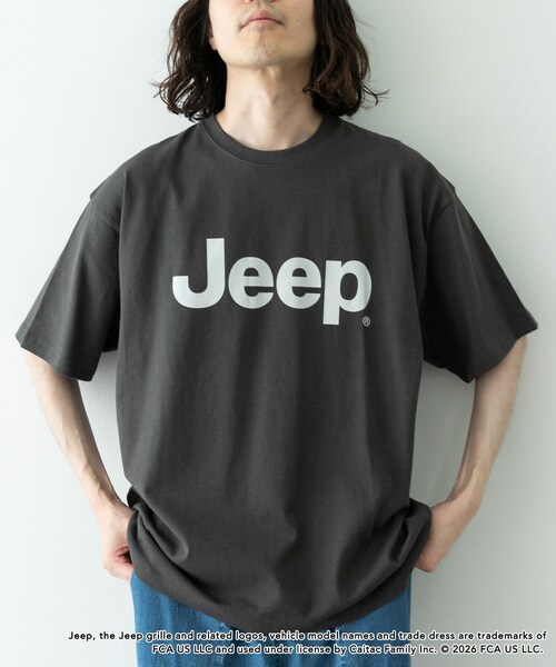 URBAN RESEARCH Sonny Label（アーバンリサーチサニーレーベル）の「JEEP ロゴショートスリーブTシャツ（Tシャツ/カットソー・メンズ・オフ/チャコール/レッド・M/L）」の18枚目の写真